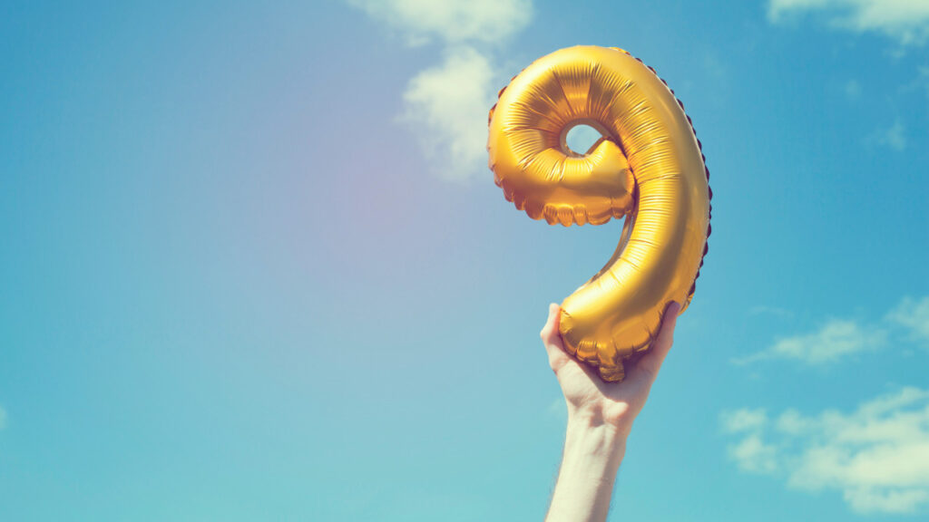 漢字kanji「九」(きゅう)kanji kyuu nueve nine 00